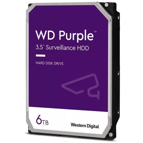 Western Digital 6TB 3.5 sata iii 64MB intellipower WD63PURZ purple hard disk Cene