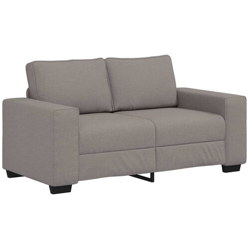  Dvodijelni set sofa s jastucima, taupe tkanina Slike