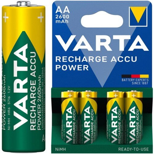 Varta AA Mignon/HR6 (5716) 1,2V 2600 mAh 4kos polnilna baterija Slike