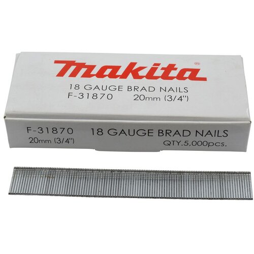 Makita čavli 18GA, 20 mm, pocinčani, 5000 kom F-31870 Slike