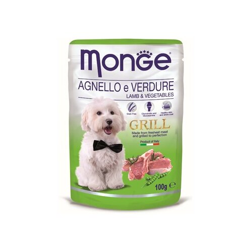 Monge Dog Grill Hrana Za Pse, Sos Jagnjetina I Povrće, Adult, 100g Cene