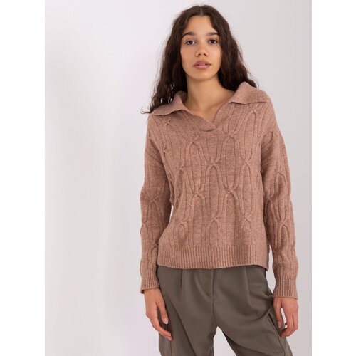 Wool Fashion Italia Sweater-AT-SW-2349-2.96-brown Slike