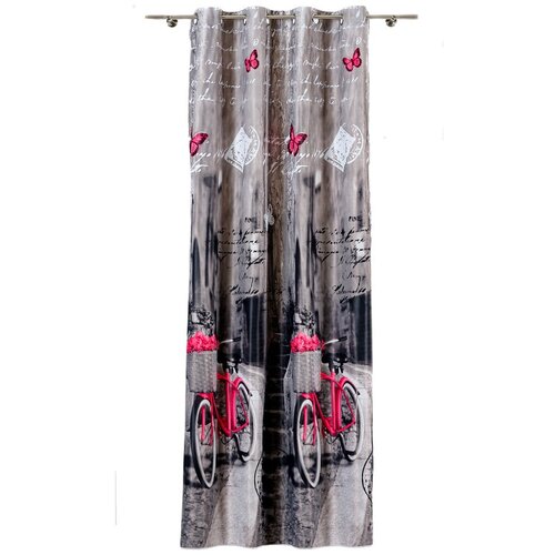 Mendola Fabrics Siva zatamnjujuća zavjesa 140x245 cm Mercato – Cijene