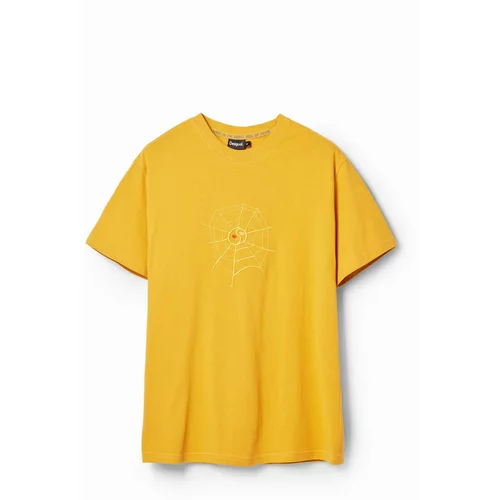 Desigual Majica 'Web Heart' žuta