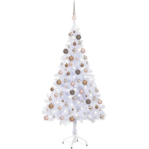 vidaXL umjetno božićno drvce LED s kuglicama 150 cm 380 grana Cene