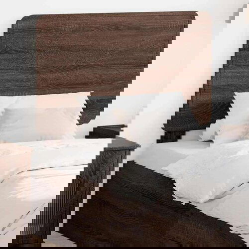  Uzglavlje s uzglavljem Smeđi hrast 75 cm Konstruirano drvo Slike