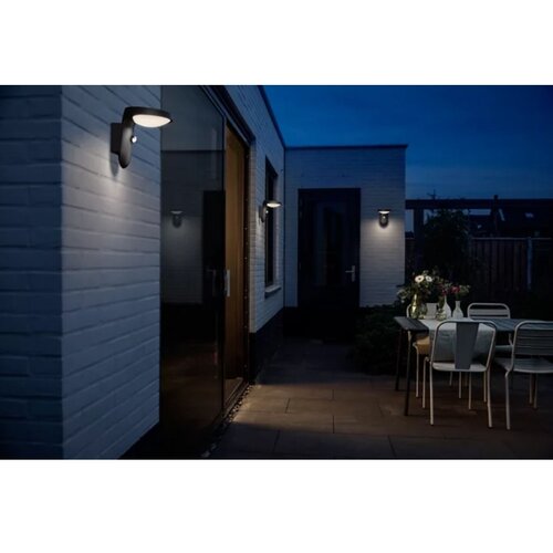 Philips LED spoljna zidna svetiljka sa senzorom TYLA LED/9W/230V 2700K IP44 Slike
