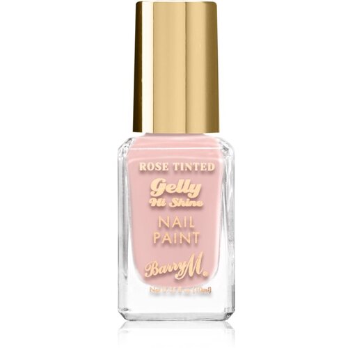 Barry M Gelly Hi Shine Rose Tinted lak za nokte nijansa Eden Rose 10 ml Slike