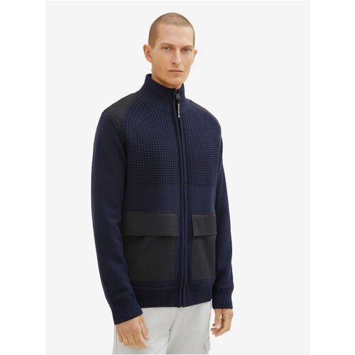 Tom Tailor Dark Blue Men's Sweater - Men's Slike