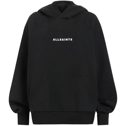 AllSaints Sweater majica 'TOUR TALON' crna / bijela
