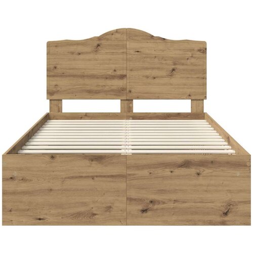  Okvir za krevet Umjetnička hrastovina 120 x 190 cm Slike