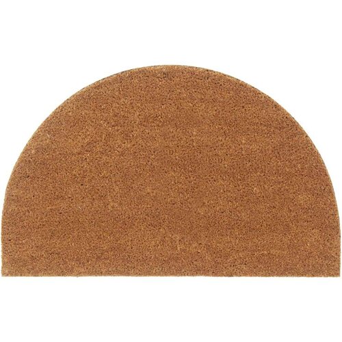 vidaXL Predpražnik naravne barve polokrogel 50x80 cm kokosova vlakna Cene