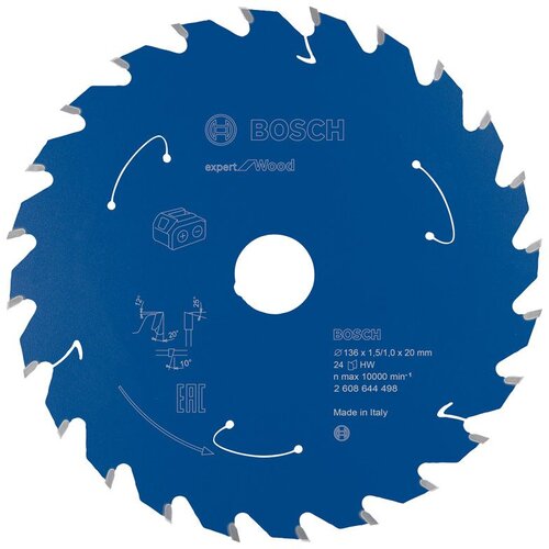 Bosch List za kružnu pilu (Promjer: 136 mm, Provrt: 20 mm, 24 zupca) Cijene