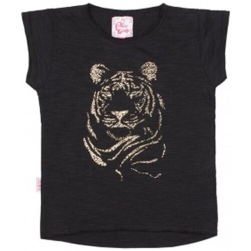 Miss Girly Majice s kratkimi rokavi T-shirt manches courtes fille FIG Črna Cene