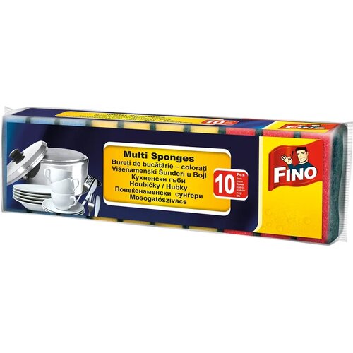 Fino Spužva za posuđe KUHINJSKE U BOJI 10KOM Cijene