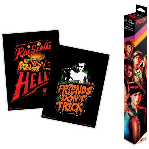 Stranger Things Set 2 mini postera 38 x 52 cm Slike