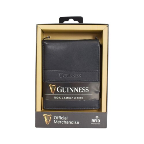Guiness Novčanik mu&scaron;ki kožni JBGNW03 sa RFID za&scaron;titom 120x90x20 Guinness crna ( 16NMBG03B ) Cene