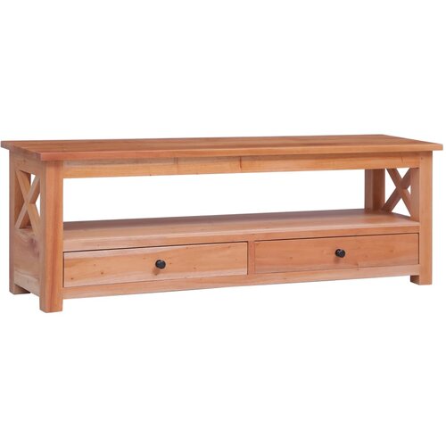 VidaXL TV omarica 120x30x40 cm trden mahagonijev les, (20730088) Slike