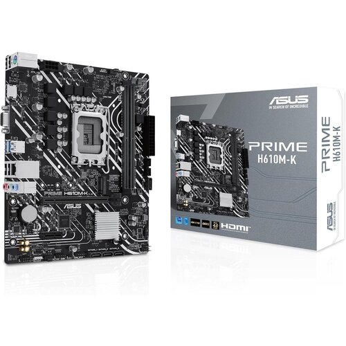 Asus MB PRIME H610M-KLGA 1700, 2x DDR5,1x M.2,6xUSB1x VGA, 1x HDMI, mATX Cijene