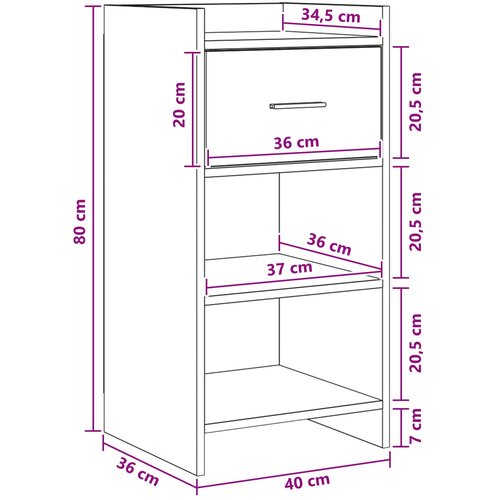  Kreveta Staro drvo 40 x 36 x 80 cm Konstruirano drvo Slike
