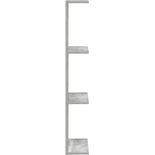  Polica na zidu Betonska siva 22 x 15 x 100 cm Konstruirano drvo Slike