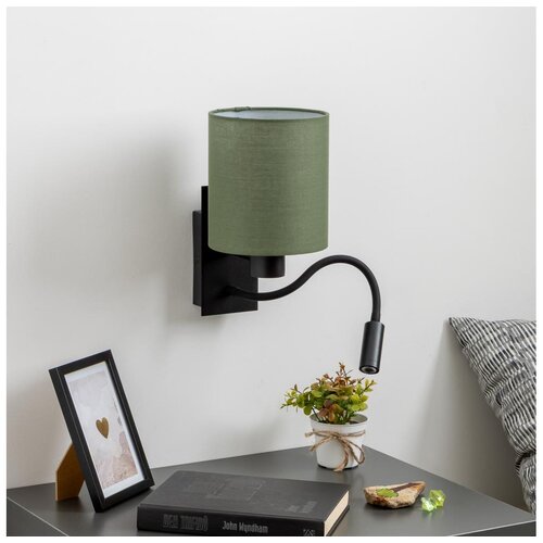  Brilagi - LED zidna lampa NUBILA 1xE27/25W/230V + LED/3W crna/zelena Cene