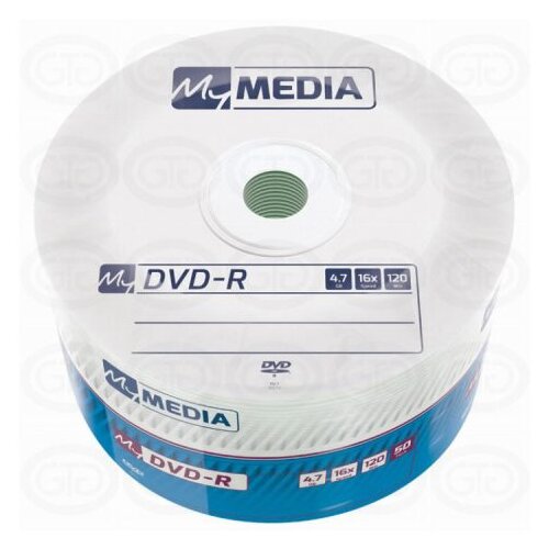 Mymedia DVD-R, 4,7 GB,16X,spindle 50 kom WRAP,69200 Slike