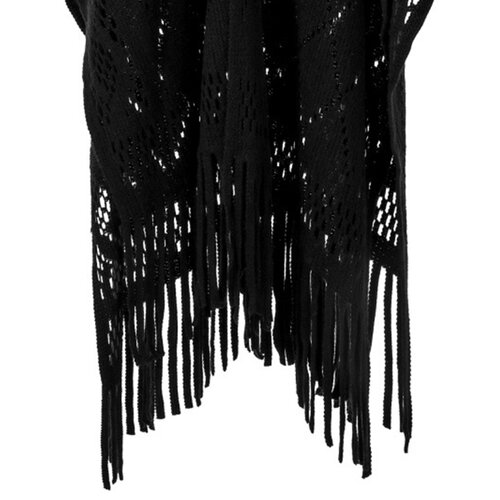 INF Elegantna pletena ruta - črna, (21755529) Cene