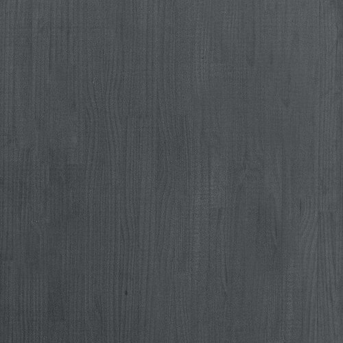 VidaXL Knjižna omara 3-nadstropna siva 80x30x105 cm trdna borovina Slike