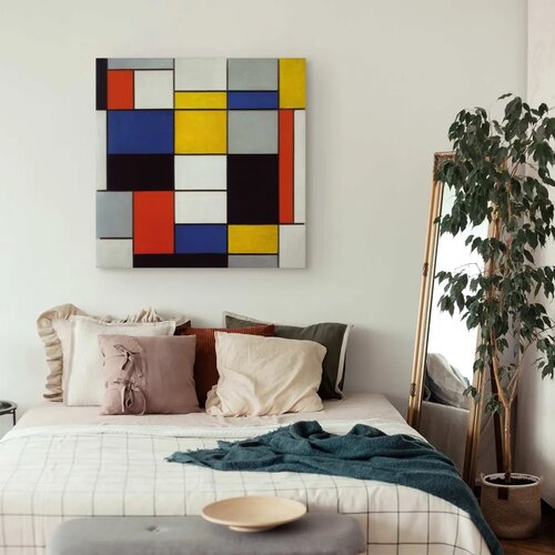  Slika - Piet Mondrian &amp;ndash; Composition A 60x60 Akustična Slike