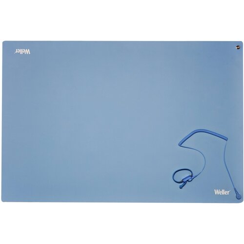 Weller T0051403699 Anti-Static ESD Premium namizna spajkalna podloga z zapestnim trakom in navito vrvico T0051403699 odlagalno stojalo (D x &amp;Scaron;) 900 mm x 600 mm, (20429126) Slike