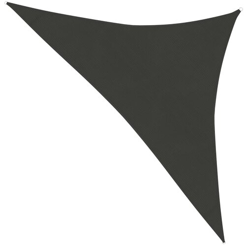 VidaXL Senčno jadro 160 g/m&amp;sup2; antracitno 3,5x3,5x4,9 m HDPE Slike
