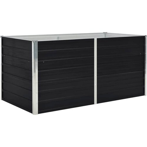 Maison Chic Dvignjeno Cvetlično korito - Cvetlični Lonec 160x80x45cm pocinkano jeklo antracit, (21790029) Cene