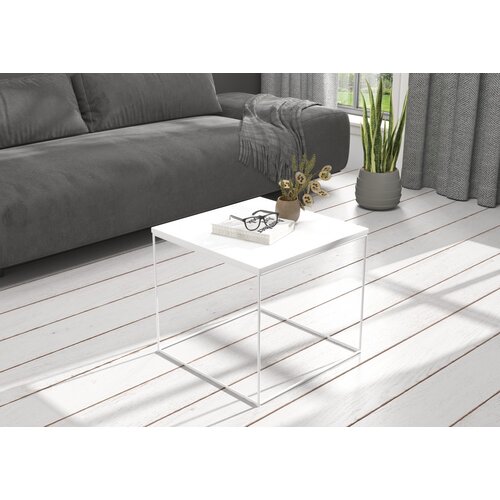 ADRK Moderna kavna mizica ELENA 50x50 - BELA Cene