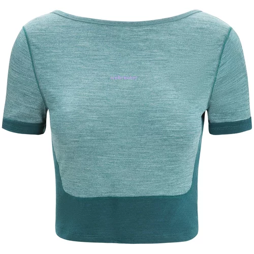 ICEBREAKER Funkcionalna majica smaragd / večbarvno zelena / pastelno lila