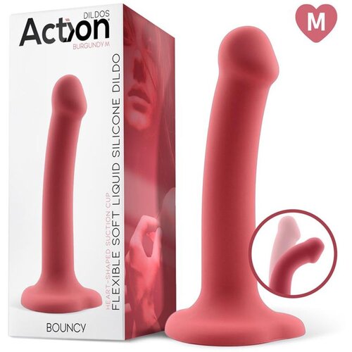 Action Bouncy Liquid Silicone Dildo 18cm Cijene