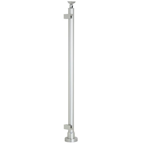  Steber za ogajo (970 mm, aluminij, sijaj, 2 nosilca) Cene