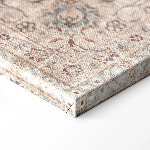  Slika - Sand carpet - worn Persian carpet with rich decorative motifs 120x80 Na talijanskom platnu Slike