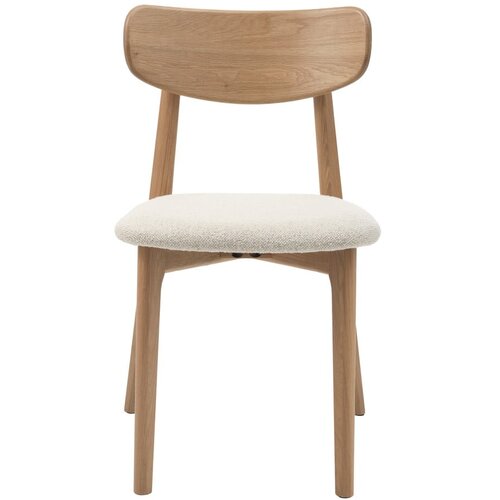 Unique Furniture Kremno bel/naraven jedilni stol Elim &amp;ndash; Slike