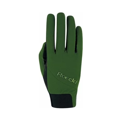 Roeckl Jahalne rokavice "Maniva" chive green - 9.5