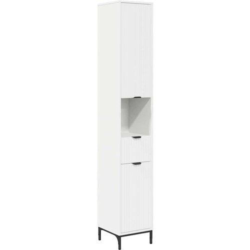 VidaXL Set namje&amp;scaron;taja za kupaonicu Bijelo Inženjersko drvo, Metal Slike