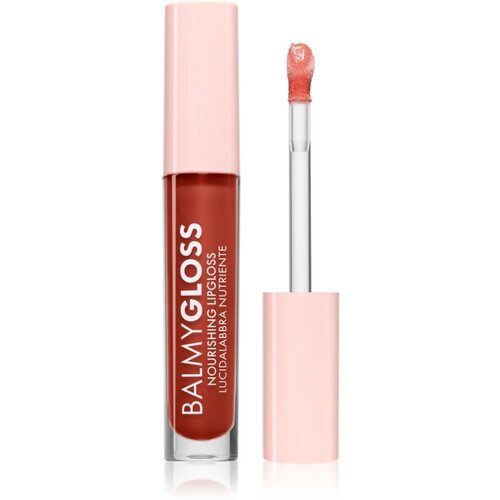 puroBIO cosmetics BalmyGloss hranilni sijaj za ustnice odtenek 02 Shimmering Light Brown 4.2 g Cene