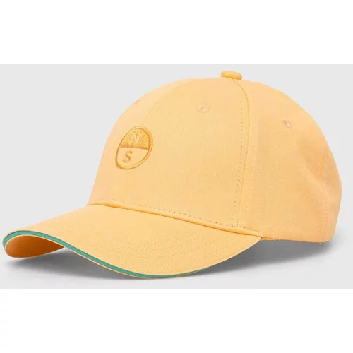 North Sails Bombažna bejzbolska kapa oranžna barva