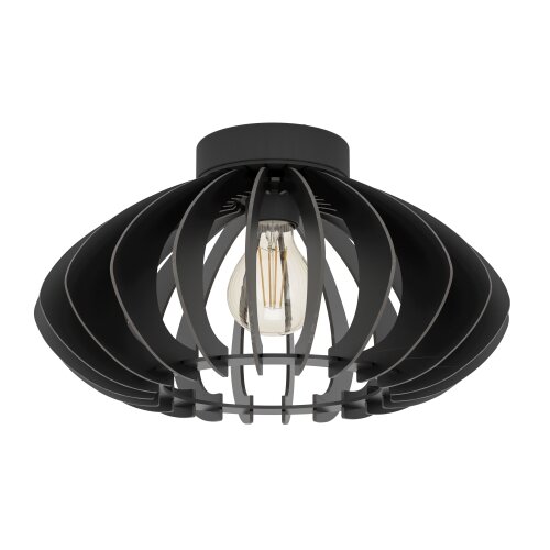 Eglo 900999 - stropna svetiljka cossano 1xE27/40W/230V prečnik 38 cm crna Slike