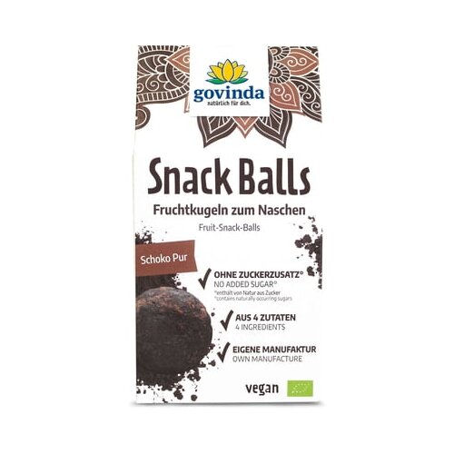 Govinda Snack Balls čista čokolada, bio Cene