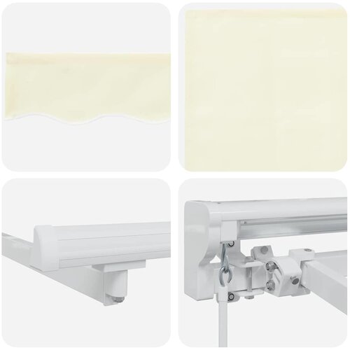  Okvir tende Krema 350 x 200 cm Poliester s PU premazom Slike