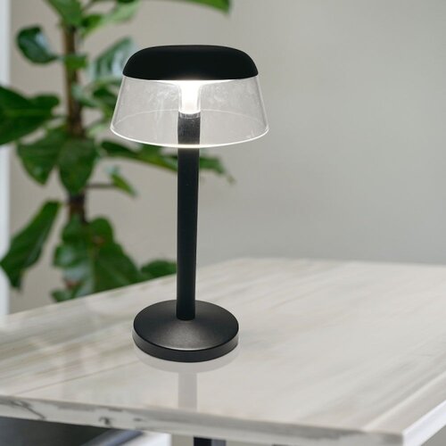  LED prigu&amp;scaron;iva punjiva dodirna stona lampa LED/3W/5V 3000-6000K crna Slike