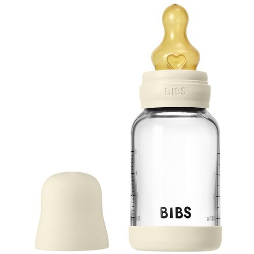 Bibs set (staklena bočica 120 ml i sisač S), Ivory Cijene