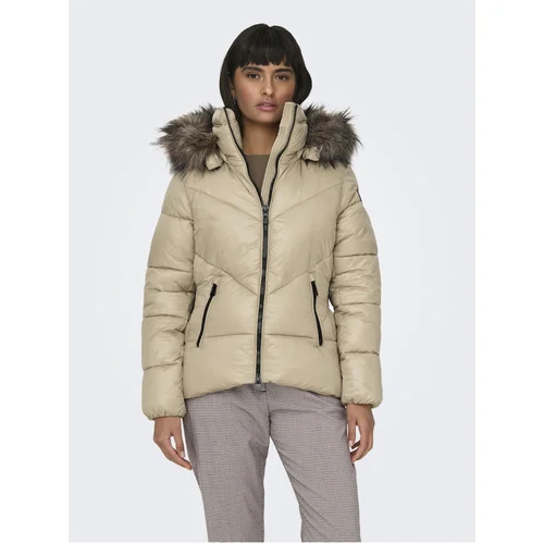 Only Beige women's quilted jacket Fever - Women