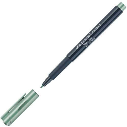 Marker permanentni 1-2mm metallic faber castell 160794 metalik zeleni Cene